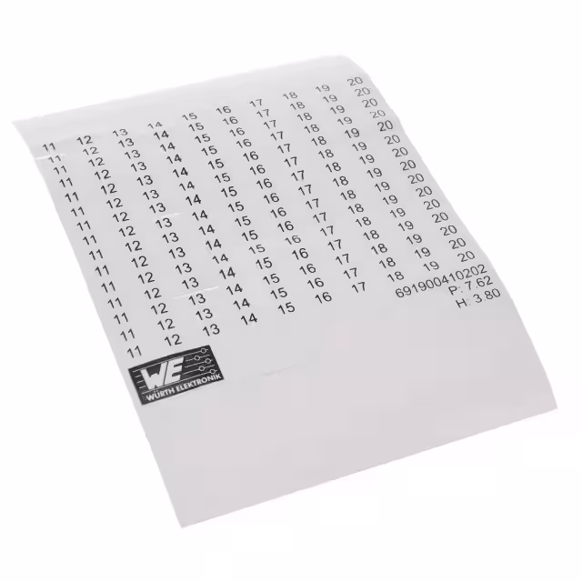 691900410202 Würth Elektronik  Terminal Block Marker Strips